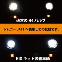 【送料無料】 HIDキット 【H4 Hi&Low】 6000K 35W 12V ジムニーパーツ 1年保証付