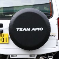 スペアタイヤカバー（黒無地 / TEAM APIO） アピオ APIO
